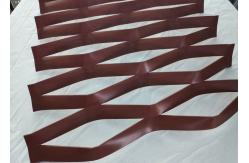 China Akzonobel PVDF Expanded Metal Mesh 5.5mm 6.0mm Wall Cladding Ventilated Facades supplier