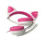 10m Transmission Wireless Cat Ear Headphones With RGB LED Moving Light