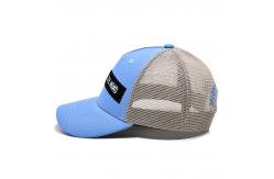 China 2 Eyelets Cotton/Polyester/Custom Fabric Trucker Cap With 3D Embroidery Logo supplier