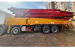 China Sany used 56m SYM5449THB concrete machine for sale in UAE  Benz chassis supplier
