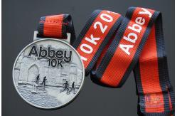 China Custom Abbey 10k Marathon Swimming Sport Award Medals 3D Effect Model Medallion supplier