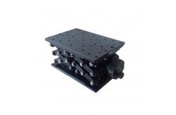 China 140mm×220mm Height Adjustable Z Axis Table Black Anodized supplier