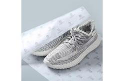 China Recyclable Christmas White Tissue Paper Wrap Gift Shoe Packaging With Custom Logo supplier