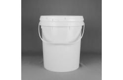 China 20L Paint Plastic Wrap Bucket with lid and hand pull supplier