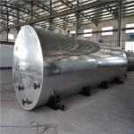Cylinder Shape Heating Speed Fast Asphalt Heating Tank With Bitumen Thermometer And Manhole for sale