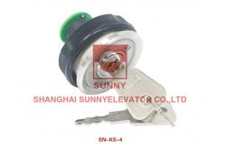 China Elevator door key locks / Push Button Reset Switch Electrical Lift Components supplier