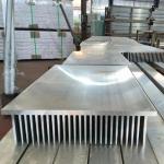 400mm Cusomized Extruded Aluminium Heatsink Profile Extra-Large Radiator for sale