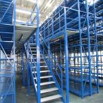 Medium Duty Mezzanine Storage Rack Cold Rolled Steel Mezzanine Platform for sale