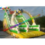 Colorfully Tiger Commercial Inflatable Slide Dry Slide Slip With PVC Vinyl for sale