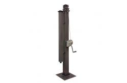 China Hand Crank Telescoping Mast  6m 7m Customized Height Lighting Pole supplier