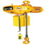 Fixed 1 Ton / 2 Ton Electric Chain Hoist Without Electric Trolley In Gold Yellow for sale