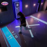All-in-One Portable Interactive Floor System with Wireless Connectivity