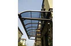 China Durable White Aluminium Support Polycarbonate Roofing Canopy With High Impact Resistance supplier