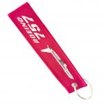 Vivid Boeing 757 Dual-Face Keychain – High-Contrast Embroidery & Zinc Alloy Hook for Travel Essentials for sale