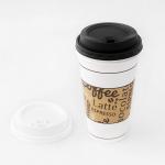 Disposable Leakproof Plastic Coffee Lid PP PS PLA Strawless Iced Coffee Cup for sale