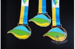 China Europe Design Custom Sports Medals Customized Medallion With Lion Logo supplier