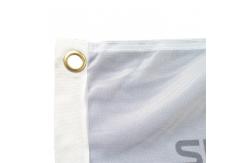 China 12 X 18 Polyester Canvas Header And Grommets Voting Flag supplier