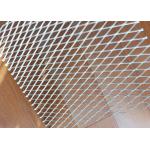 Aluminum Raised Or Flattened Expanded Metal Sheet For Facade Cladding Ceiling Fence for sale