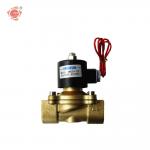 Viton 3/4 Inch Gas Water Brass Solenoid Valve High Temperature Resistance for sale