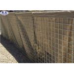 Welded Gabion Box Sand Filled Barriers High Tensile Anti - Impact Capability for sale