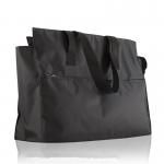 High quality wholesale cheap shopping black nylon foldable tote bag for sale