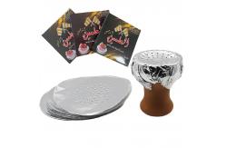 China Sliver Round Pre Cut Sheet Shisha Aluminum Foil with Customized Width 8011 Alloy supplier