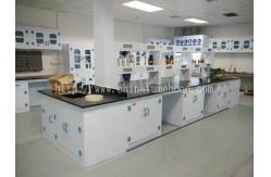 China Floor Mounted PP Lab Island Table supplier