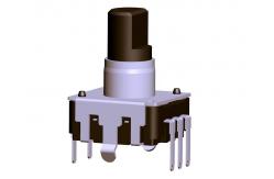China 12mm EC12 rotary encoder with insulated shaft with switch EC1211-01-X2B-HA1 supplier