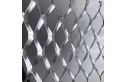 China Mild Steel Flattened 1220*2440mm Expanded Metal Mesh Sheet Galvanized For Industrial supplier