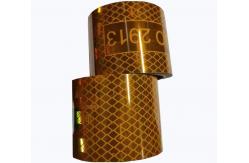 China 4 Inch Width 25m Length Roll SASO 2913 Reflective Tape For Cars supplier