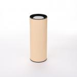 Gold Stamping Paper Composite Cans Custom Cylinder Round Tube Packaging With Lid for sale