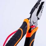 9inch Combination Steel Cable Cutting Wire Pliers With Induction Hardened Cutting Edges