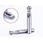 2 Flute Cutting HRC55 2mm-6mm Ball Nose End Mill / Tungsten Steel Spiral Milling for sale