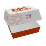 Customized Sizes Fast Food Packaging Multi-Food Containers for Hamburger Fries Chicken for sale