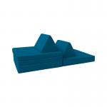 Flexible Seating Micro-Suede Modular Foam Play Couch For Toddlers