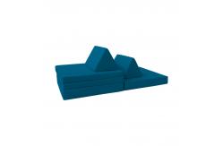 China Flexible Seating Micro-Suede Modular Foam Play Couch For Toddlers supplier