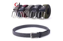 China ODM Woven Elastic Belt Needle Buckle canvas Braided Belt supplier