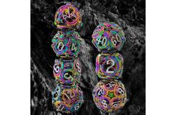 China Longkong Circle Metal Dice Set DND Dungeon And Multi -Noodle RPG Chessboard Game supplier