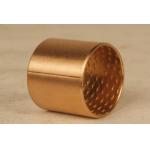 Customized Bronze Plain Bearings With Oil Hole CuSn8 / CuSn6 Non Pollution