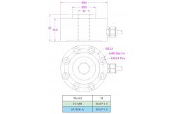 China Pancake Load Cell 200lb 450lb 1.1klb Compression Force Transducer 2.2klb 4.5klb supplier