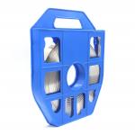 201/304/316 Adjustable Length Fixing Pipes Strapping Stainless Steel Banding Strap in Blue for sale