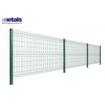 Galvanized Steel Metal Garden Fence PVC Coated Green 3d V Triangle Bending Curved Welded Wire Mesh Fence Panel for sale
