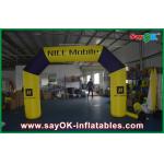 Inflatable Start Line Yellow Inflatable Archways Long Distance Running Inflatable Race Arch