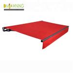 Outdoor Aluminium Semi Cassette Retractable Awnings 6x3m for sale