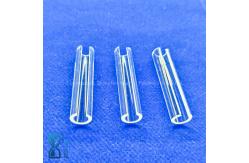 China High Transparencye Fused Silica Custom Semicircular Quartz Tubes Glass Pipe supplier