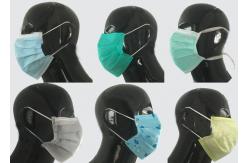 China Protective Face Mask Earloop 3 Ply No Skin Irritation Light And Fluffy Material supplier