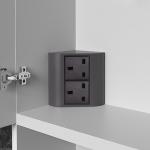 Office & Home Desk Corner UK Socket with 2 Outlets for Multiple Devices for sale