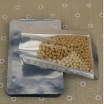 Flat Unprinted Aluminum Foil Pouch Packaging For Chia Flour / Seeds Packaging Bag for sale