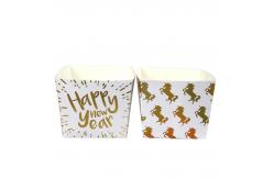 China PE coating Foil Horse Pattern Paper Baking Pans supplier