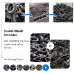 Twin Shaft Tyre Shredding Machine Two Shaft Tire Recycling Shredder
